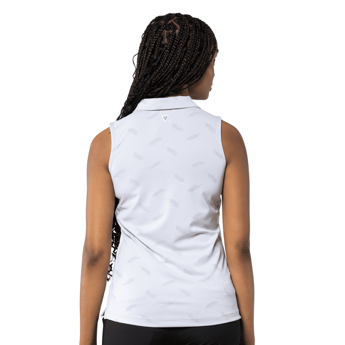 Levelwear Women's Aero Sleeveless Polo Cool Grey SMALL