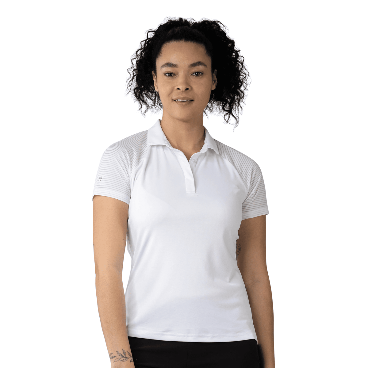 Levelwear Women's Balsam Polo White SMALL