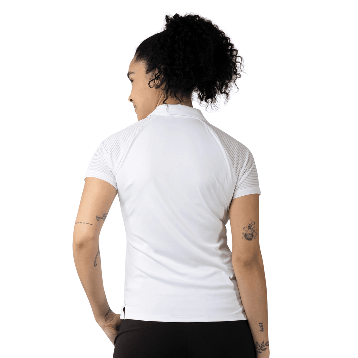 Levelwear Women's Balsam Polo White SMALL