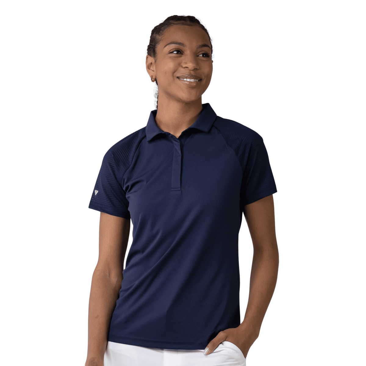 Levelwear Women's Balsam Polo Navy SMALL