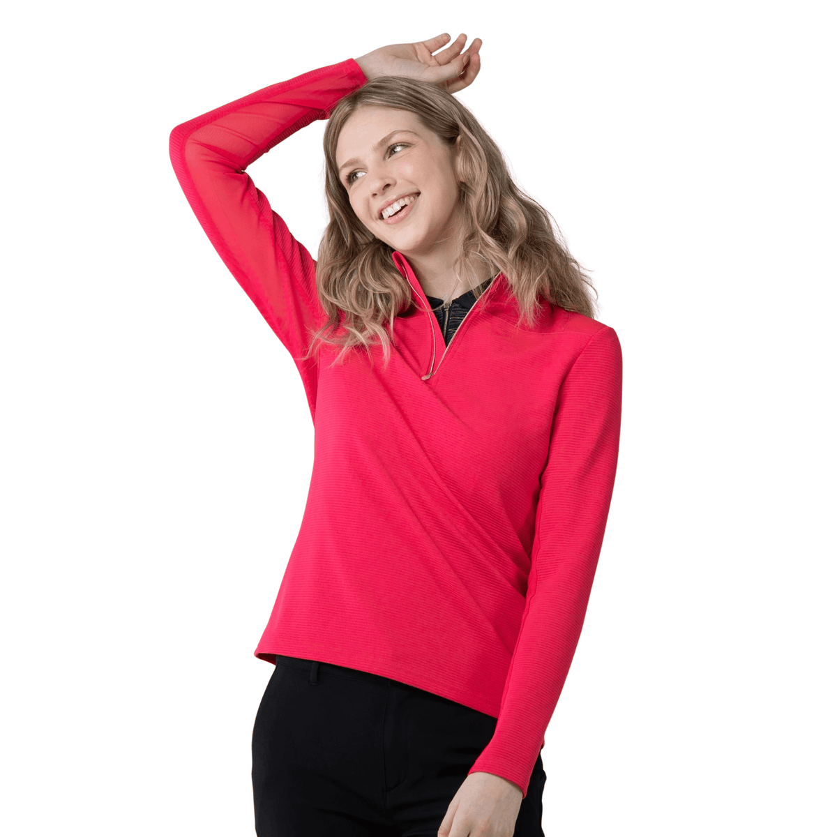 Levelwear Women's Rayna Pullover Sweater Raspberry