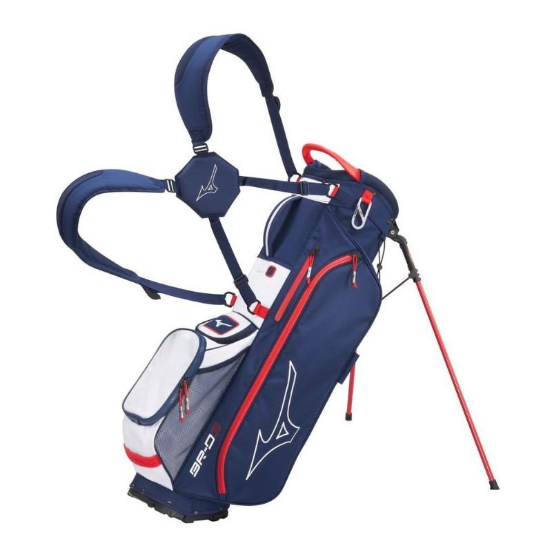 Mizuno BR-D3 Stand Bag Navy Red