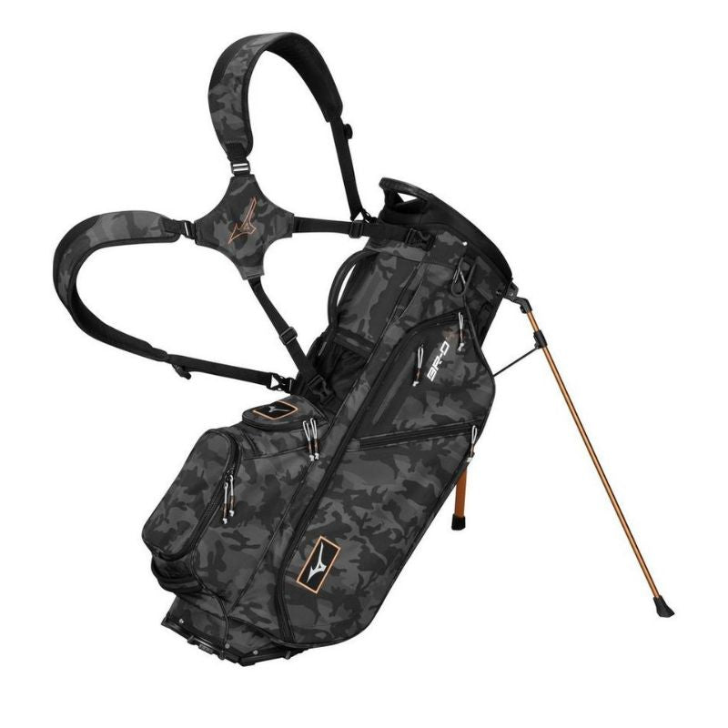 Mizuno BR-D4 Stand Bag Black Camo Copper