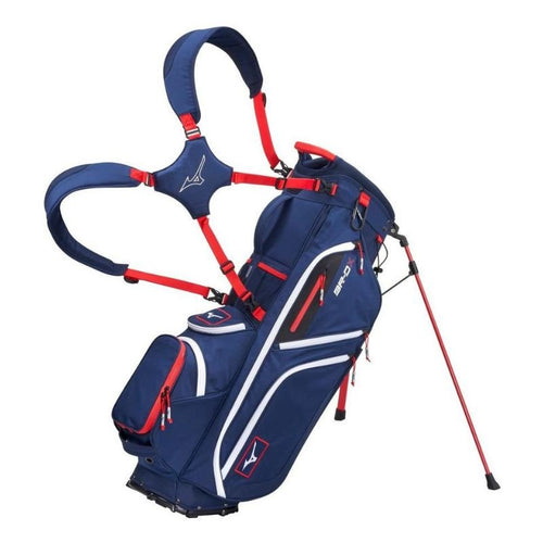 Mizuno BR-DX 14-Way Hybrid Stand Bag Navy Red