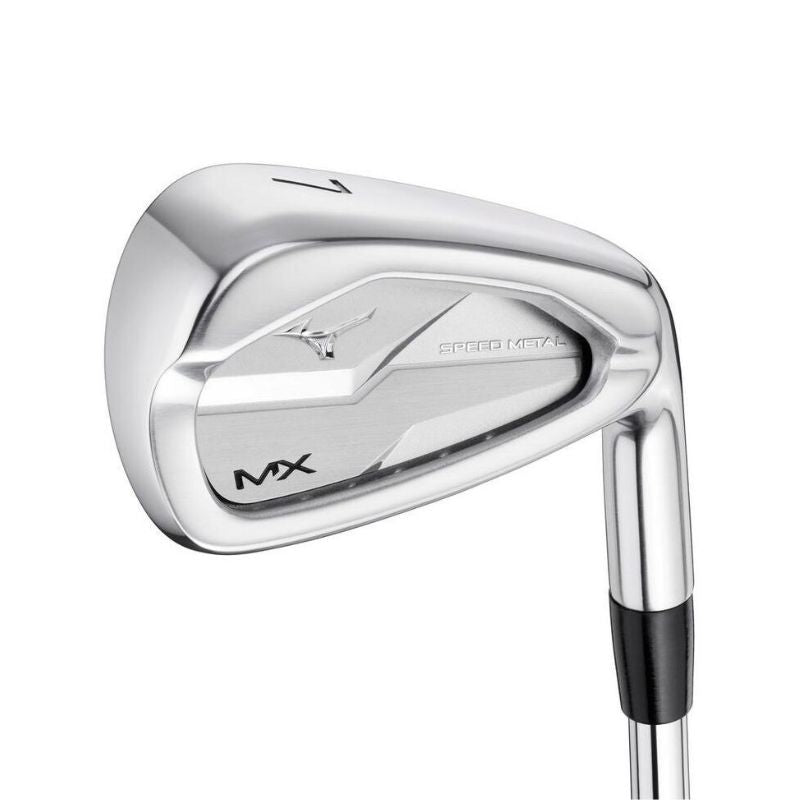 Mizuno MX Speed Metal Iron Set - Graphite - 5-PW, AW Right Regular Graphite - KBS MAX 65g