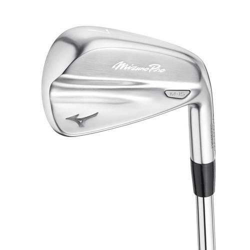Mizuno Pro M-15 Iron Set - 4-PW Right Stiff Steel - AMT Silver