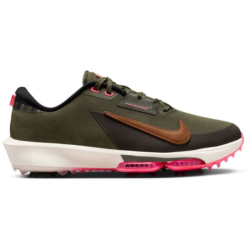 Nike Air Zoom Infinity Tour NXT % 2 NRG Golf Shoe Cargo Khaki Light British Tan Jade Horizon Medium