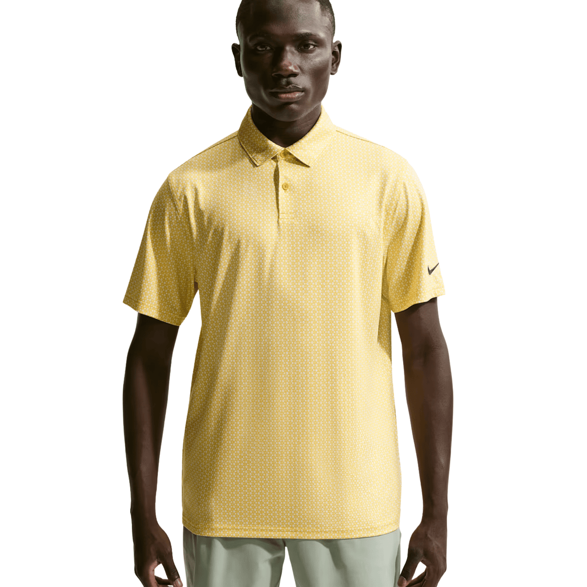 Nike Dri-FIT Velocity Polo Saffron Quartz Black