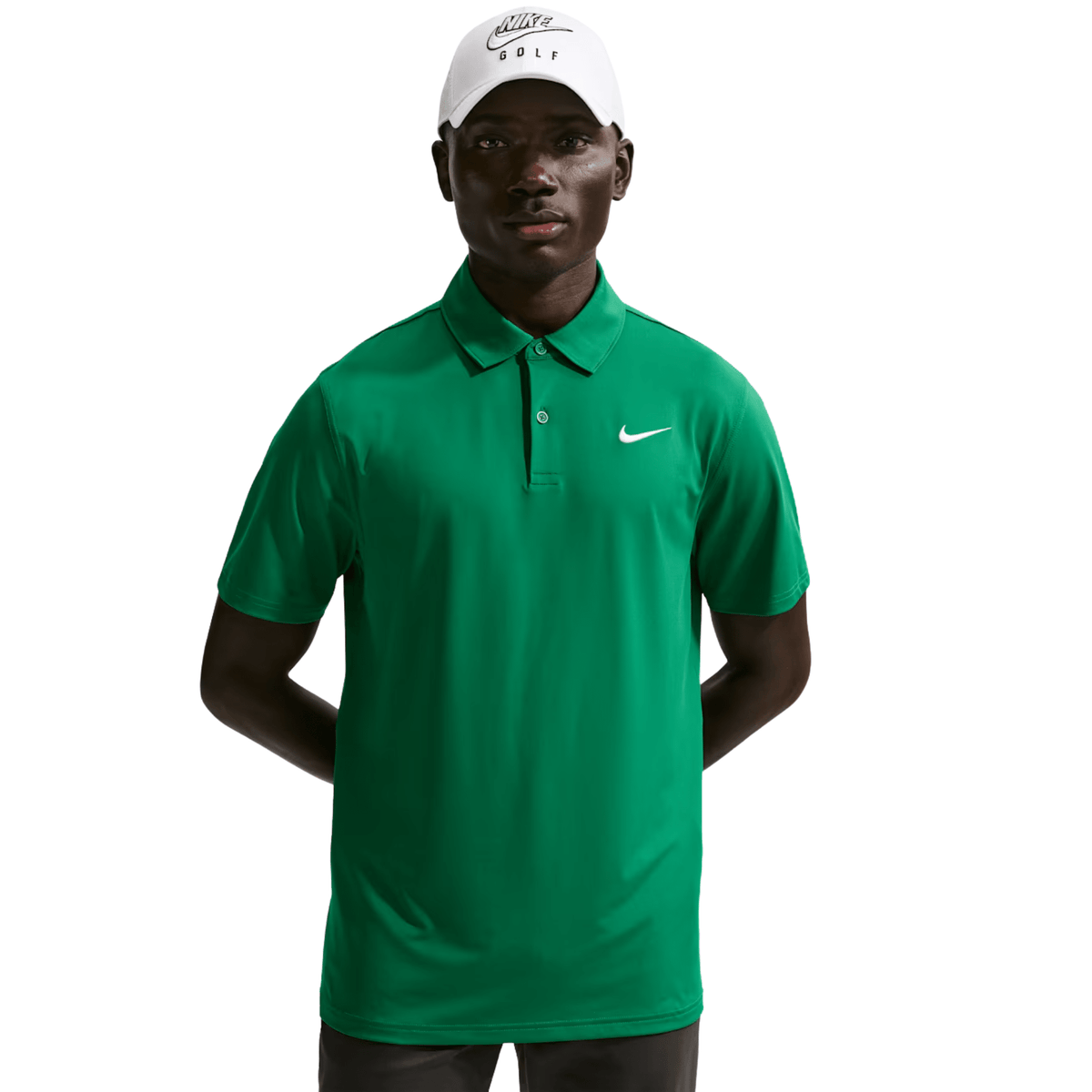 Nike Dri-FIT Velocity Solid Polo Malachite White