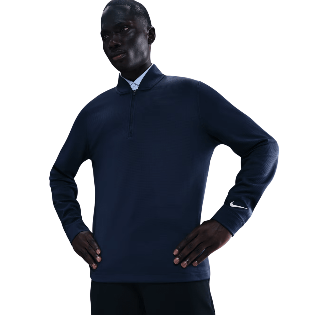 Nike Velocity Therma-FIT 1/2 Golf Sweater College Navy White