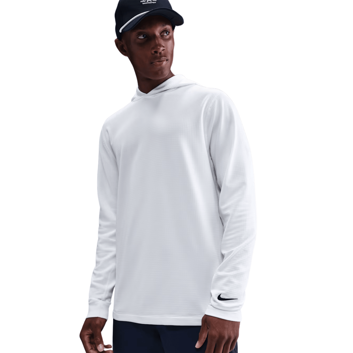 Nike Velocity Therma-FIT Golf Hoodie White Black