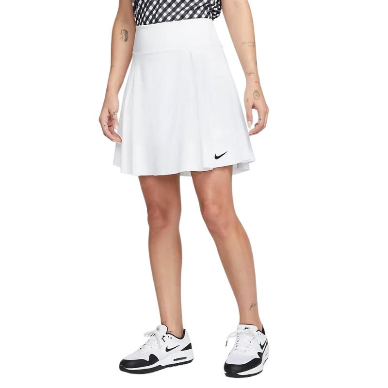 Nike Women's Dri-FIT Advantage Golf Skirt - Long White