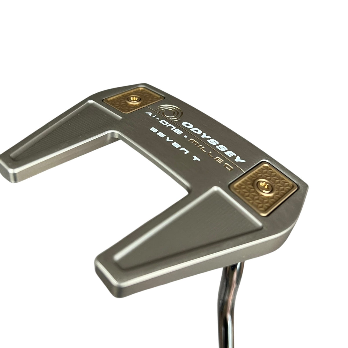 Odyssey Ai-ONE Milled Silver Seven T Putter - Double Bend - Indoor Demo