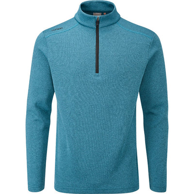 PING Ramsey 1/4 Zip Men's Sweater Ping Deep Atlantic Marl MEDIUM