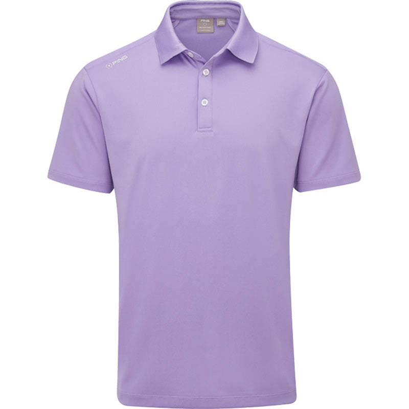 PING Lindum Polo Men&#39;s Shirt Ping Violet SMALL 