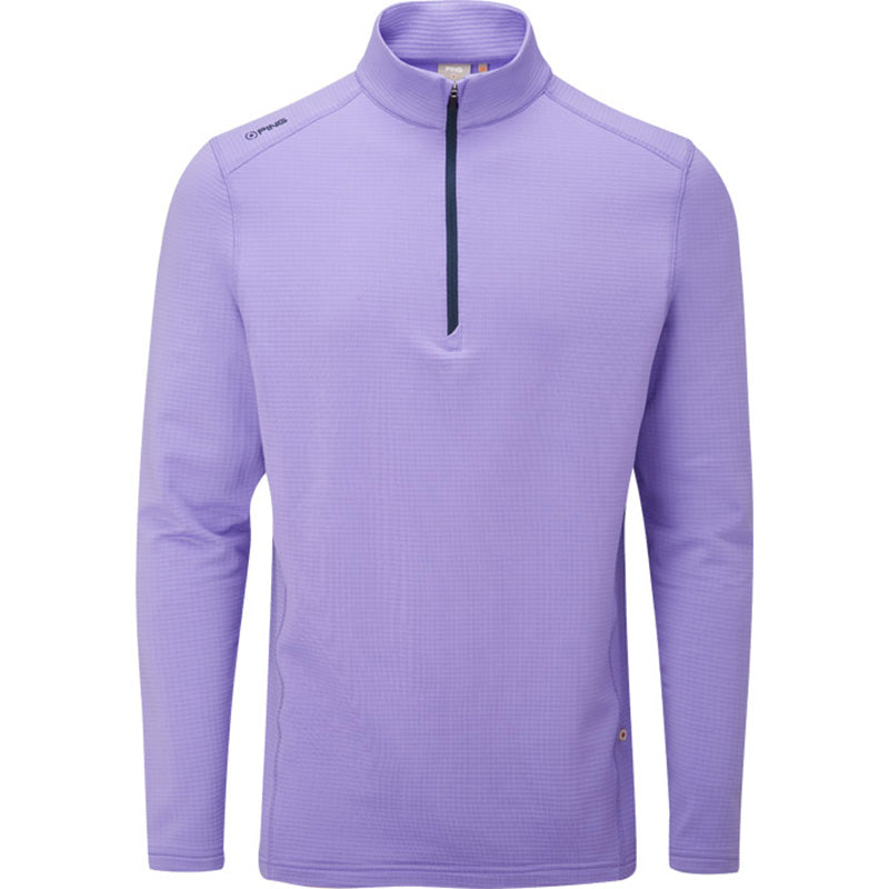 PING Edwin 1/4 Zip Men&#39;s Sweater Ping Violet SMALL 