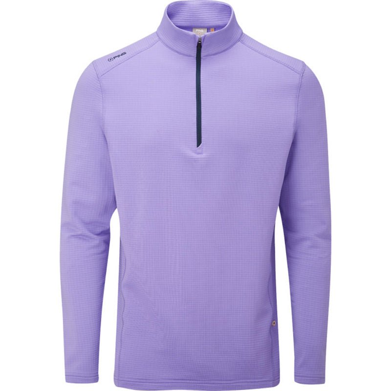 PING Edwin 1/4 Zip Sweater Violet SMALL