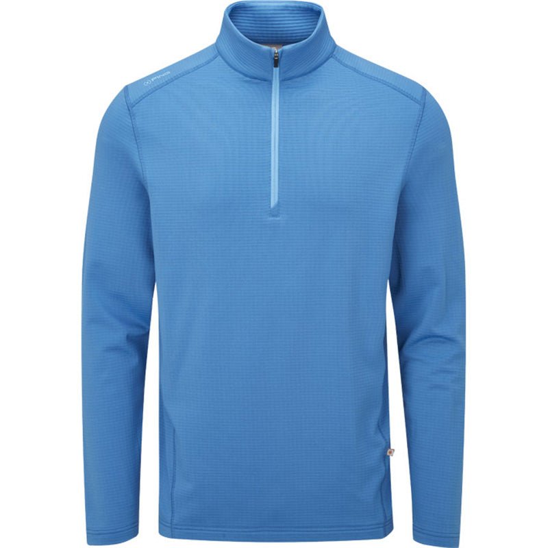 PING Edwin 1/4 Zip Sweater Danube SMALL