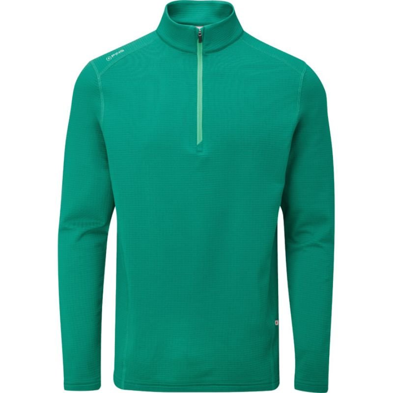 PING Edwin 1/4 Zip Sweater Everglade SMALL