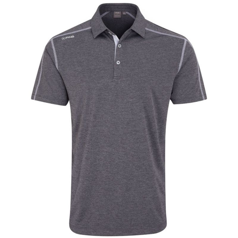 PING Fynn Polo Charcoal Marl
