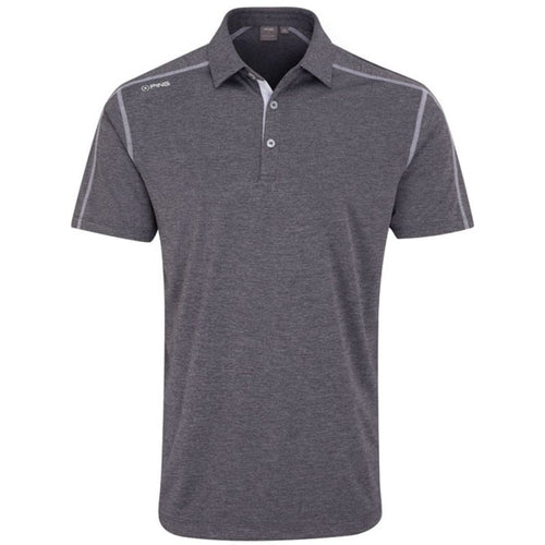 PING Fynn Polo Charcoal Marl
