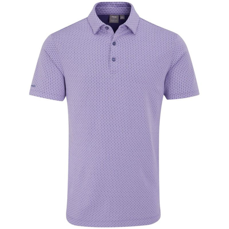 PING Hershel Polo Purple Ash