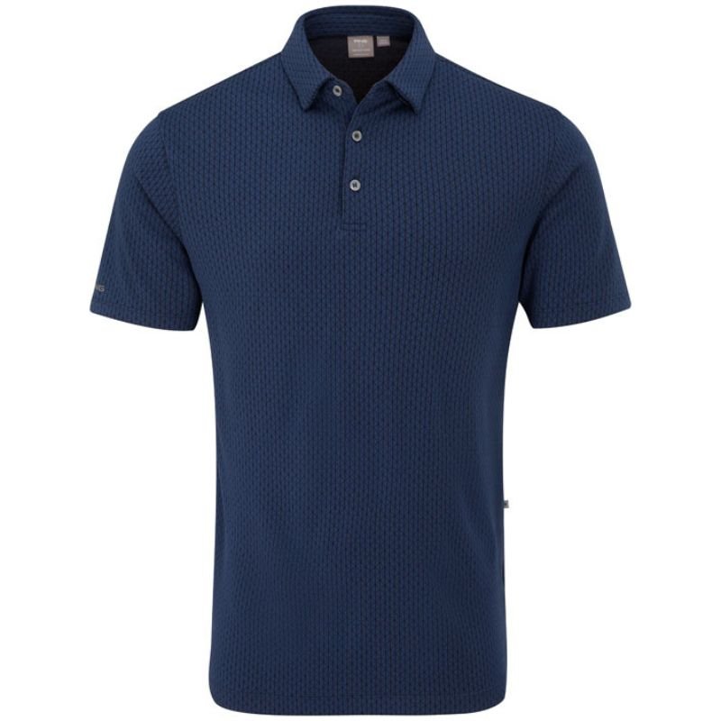 PING Hershel Polo Oxford Blue