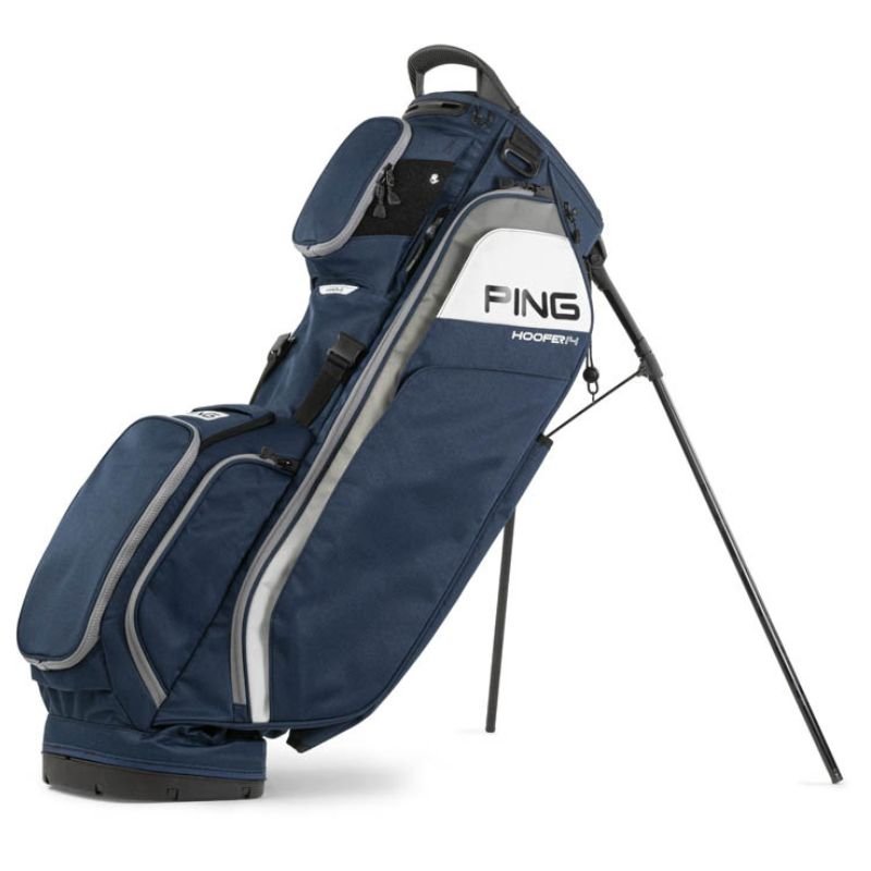 PING Hoofer 14 Stand Bag Navy Grey