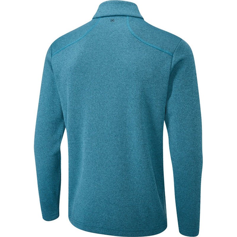 PING Ramsey 1/4 Zip Sweater Infinity Blue Marl SMALL