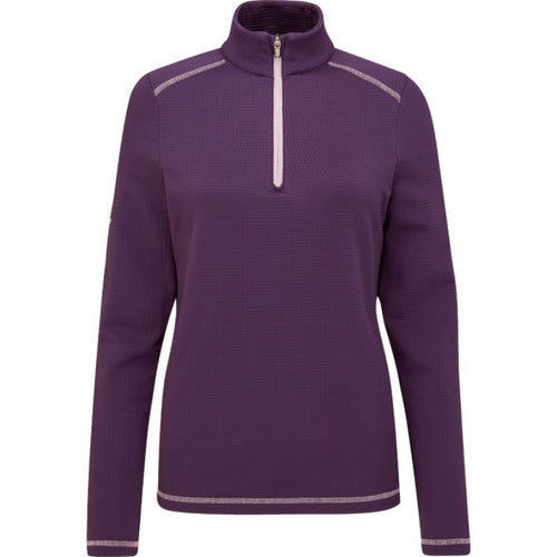 PING Women's Sonya 1/4 Zip Sweater Purple Plum