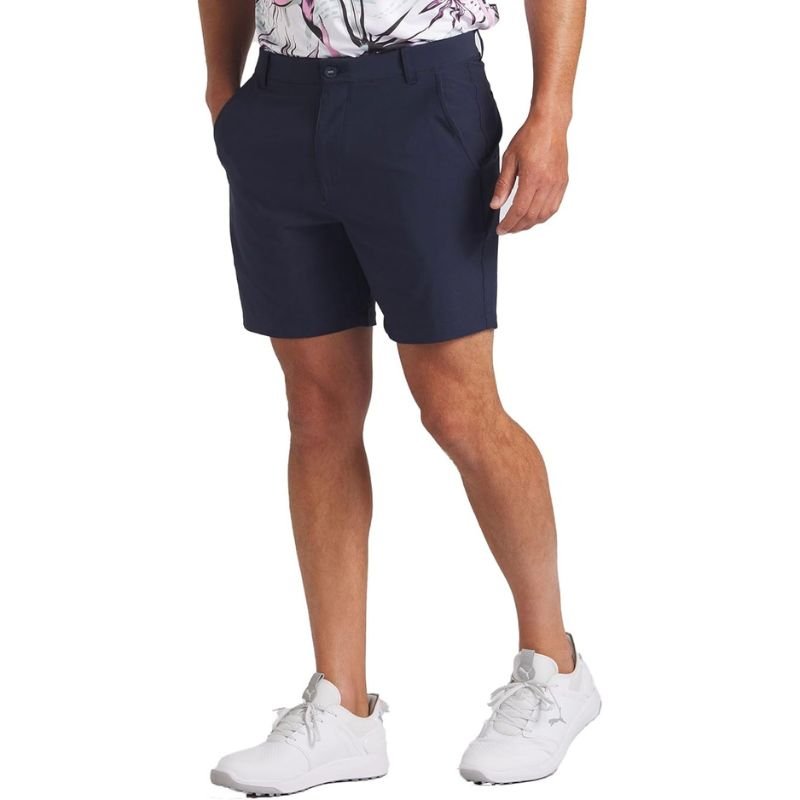 PUMA 101 Solid 7" Golf Shorts Deep Navy