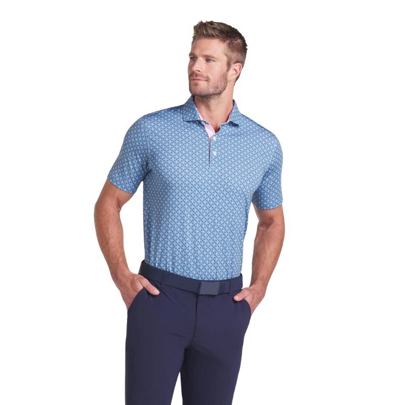 PUMA AP Micro Umbrellas Golf Polo Zen Blue