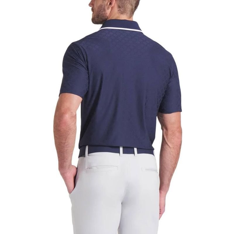 PUMA AP Tipped Jacquard Golf Polo