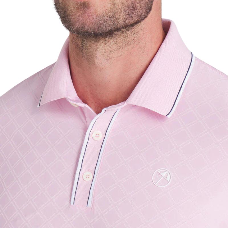 PUMA AP Tipped Jacquard Golf Polo