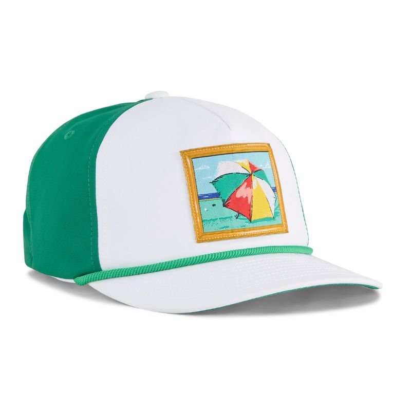 PUMA API Rope Golf Cap White Green OSFA