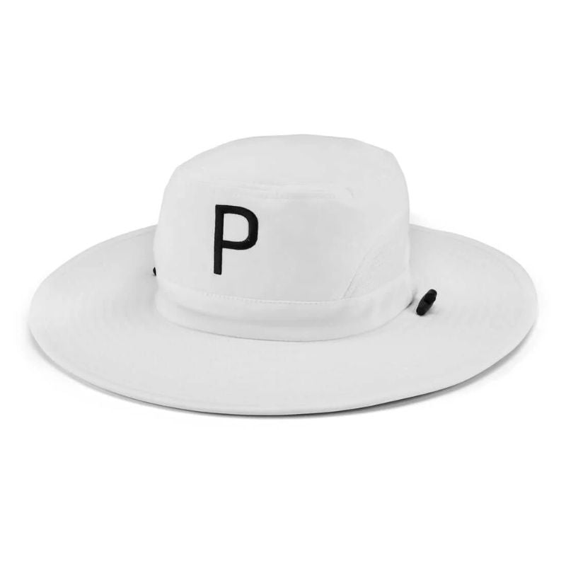 PUMA Aussie P Bucket Hat White OSFA