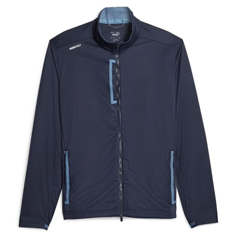 PUMA Channel Softshell Golf Jacket Navy Blazer/Deep Dive