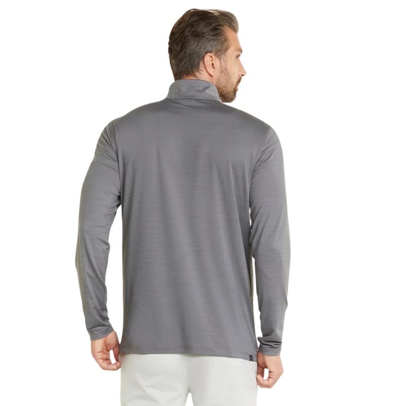 PUMA CLOUDSPUN GRYLBL Golf 1/4 Zip Quiet Shade MEDIUM