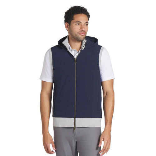 PUMA Clubhouse Hybrid Golf Vest Navy MEDIUM