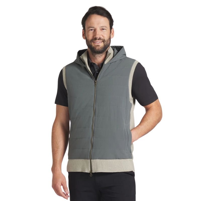PUMA Clubhouse Hybrid Golf Vest Grey
