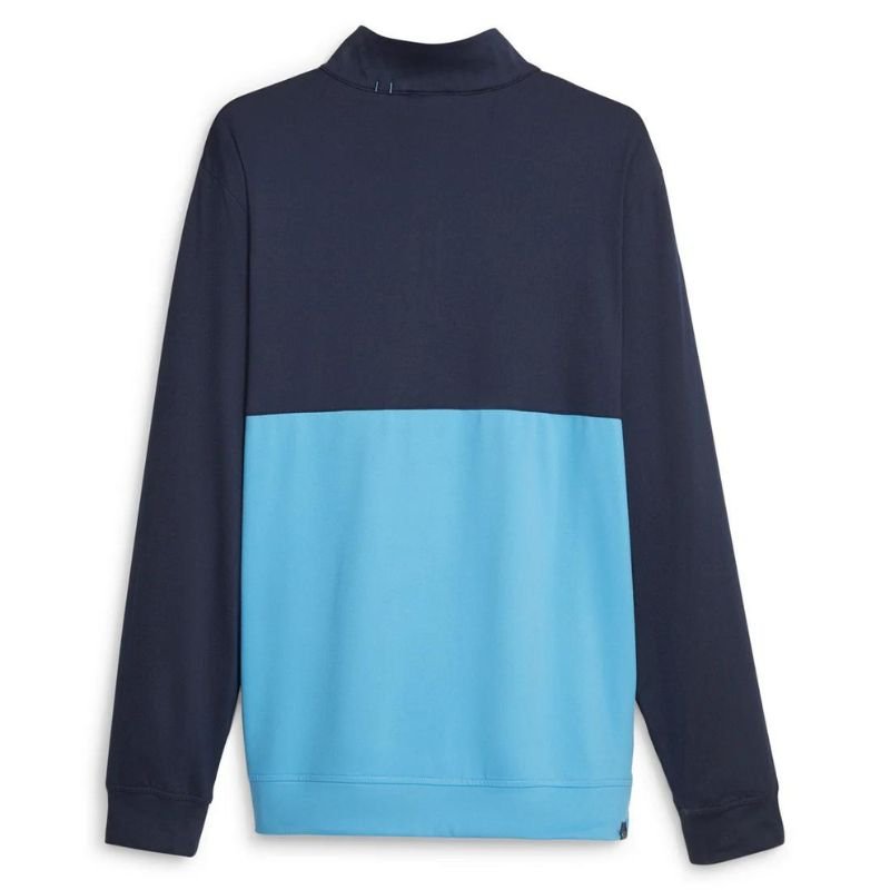 PUMA Gamer Colorblock 1/4 Zip Navy Blazer/Regal Blue