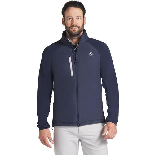 PUMA Hielands Golf Jacket Navy MEDIUM