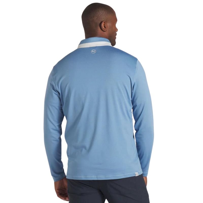 PUMA Lightweight Golf 1/4 Zip Zen Blue/Ash Gray