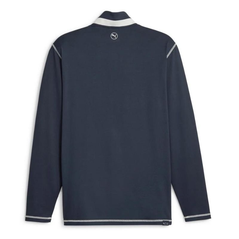 PUMA Lightweight Golf 1/4 Zip Navy Blazer/Ash Gray