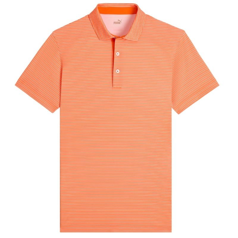 PUMA MATTR Bay Golf Polo Orange