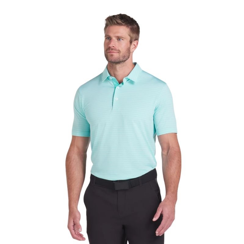 PUMA MATTR Bay Golf Polo Aquatic Peaceful Blue