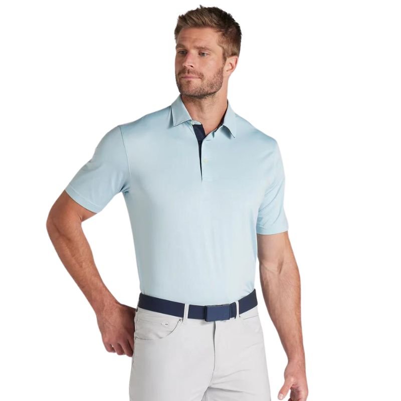 PUMA MATTR Brigade Golf Polo - Previous Season Turquoise Surf Deep Navy