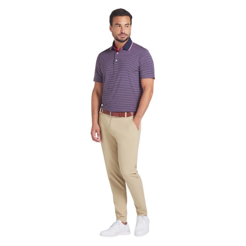 PUMA MATTR Elevated Stripe Golf Polo