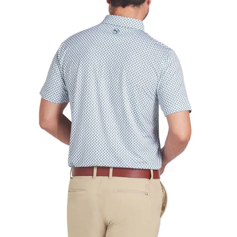 PUMA MATTR Micro Floral Golf Polo