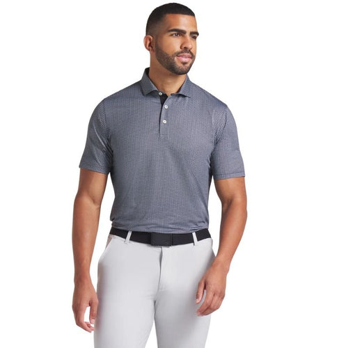 PUMA MATTR Tile Golf Polo Puma Black White Glow